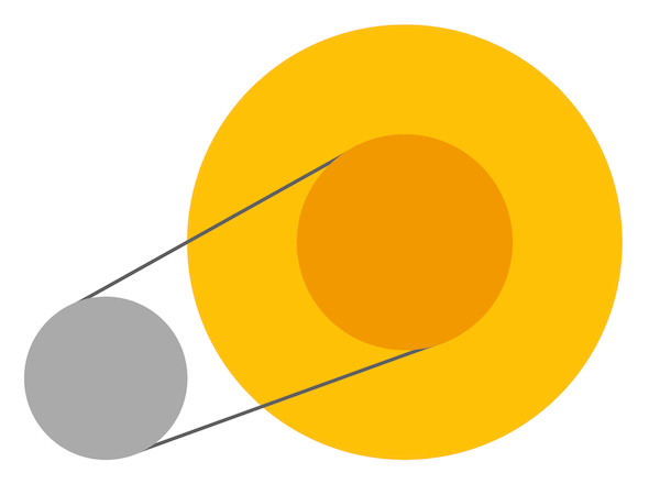 Bentuk abstrak digabungkan dengan garis